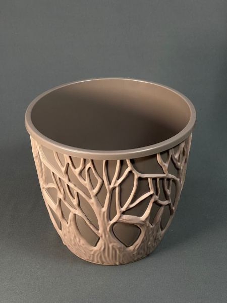 Кашпо для цветов форест (3.5) Коричневый/Мокко